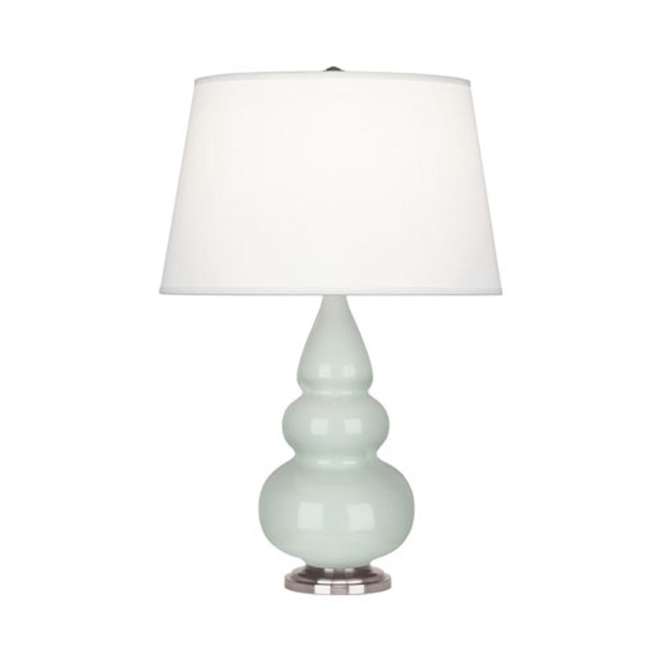 Celadon Small Triple Gourd Accent Lamp by Robert Abbey