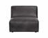 Watson Modular - Armless Chair - Marseille Black Leather by Sunpan