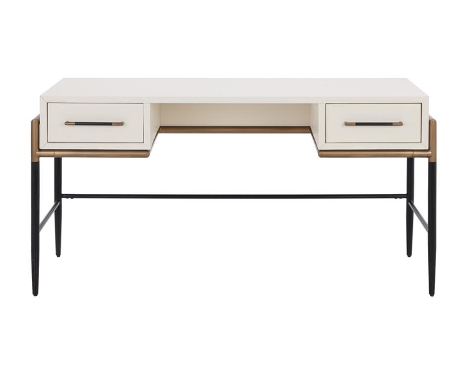 WELDRICK DESK - OYSTER by Sunpan