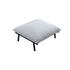 Morgan Outdoor Ottoman White by Moes Home