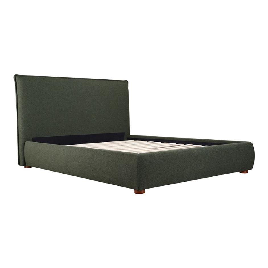 LUZON QUEEN BED DEEP FOREST by Moes Home