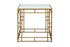Gold Cubes Side Table by Furniture Classics