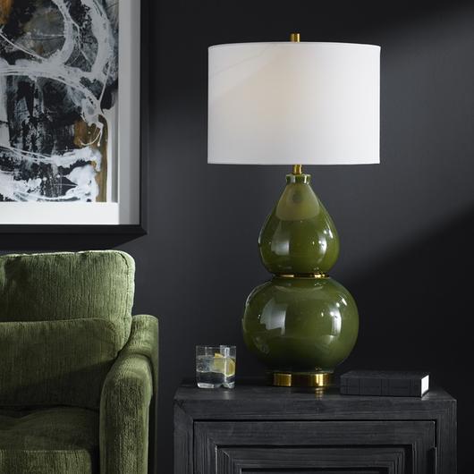 Gourd Green Table Lamp by Uttermost