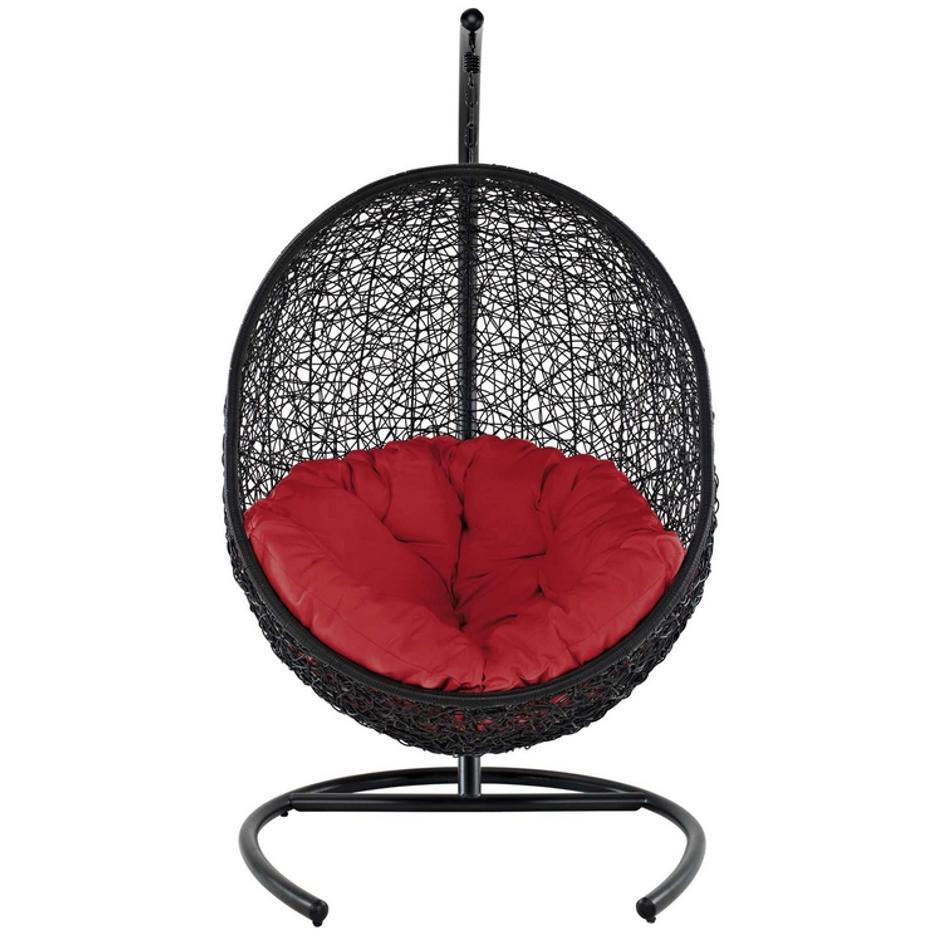 Lawson Swing Outdoor Patio Lounge Chair In Red by Modway Furniture