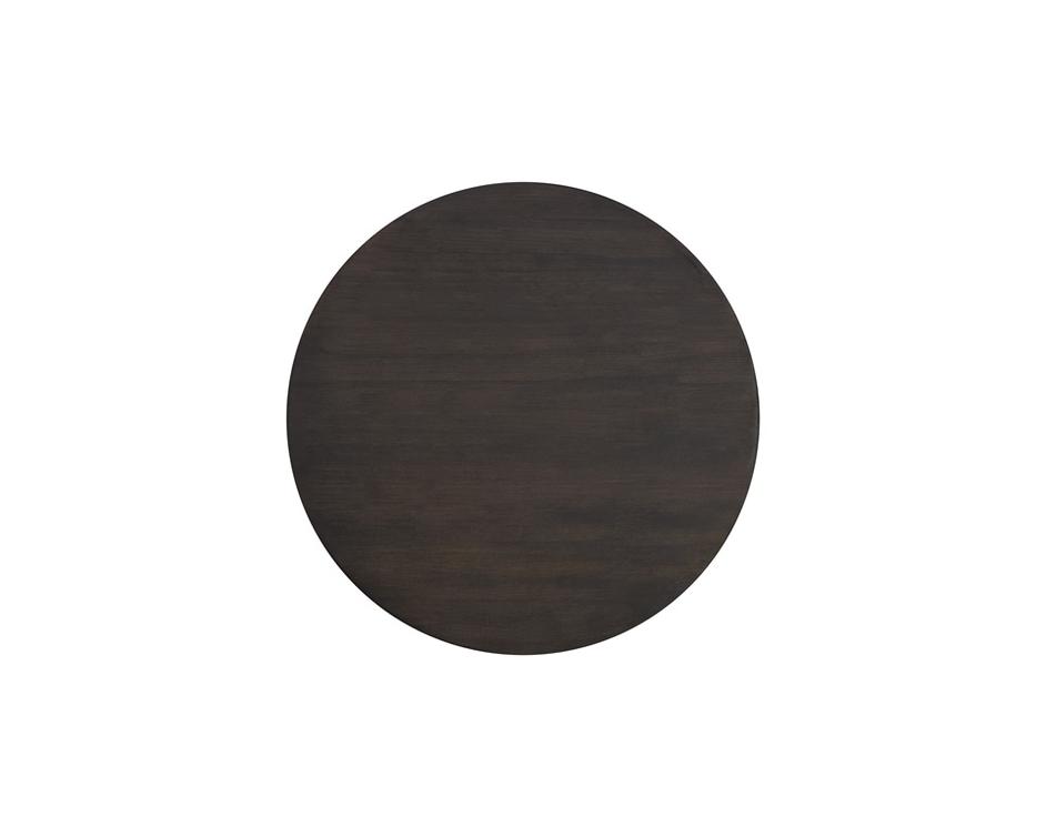 Diaz End Table - Grey - Wood Grain Brown by Sunpan