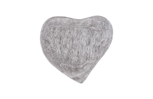 Heart Wall Tile, Chamcha Wood, Grey Stone by PHILLIPS COLLECTION