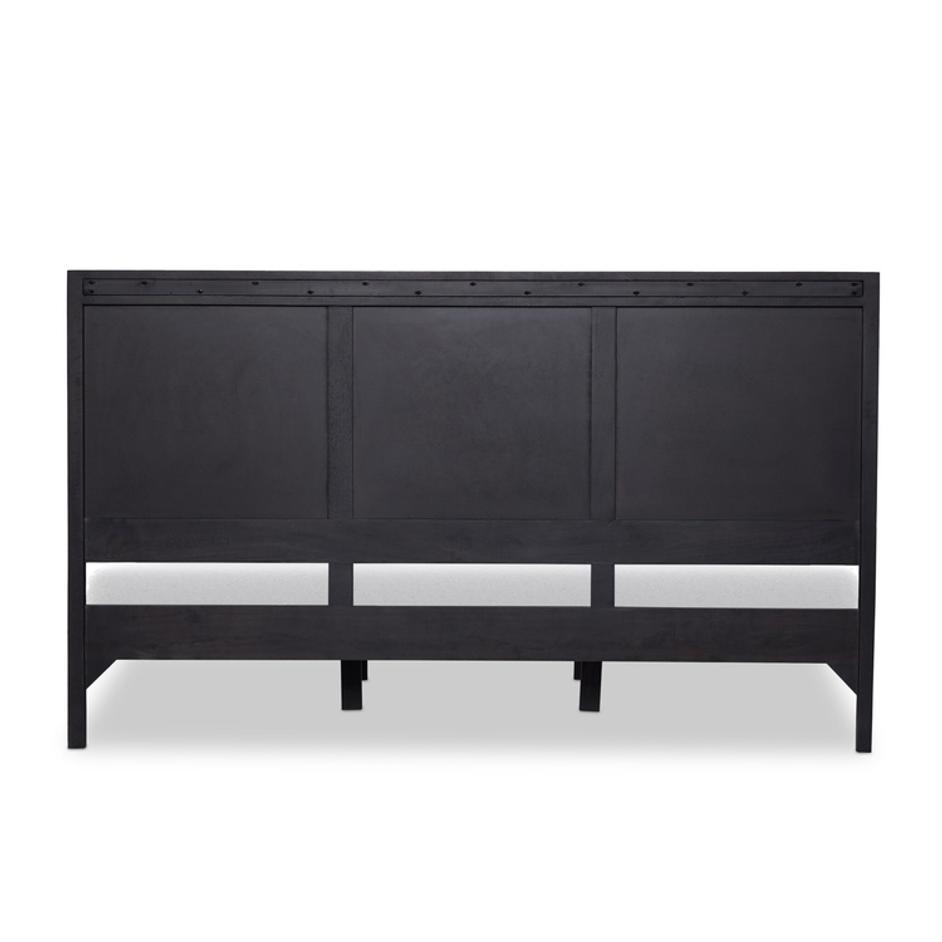 Sydney King Bed - Black Wash by Four Hands