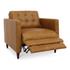 Bridgers Power Recliner Chair Tan Leather by Moes Home