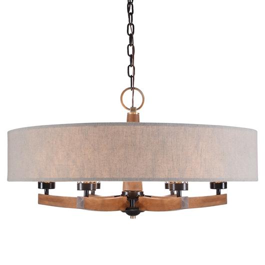 Woodall 6 Light Chandelier by Uttermost