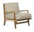 Allister Chair, White US Made Cushions by Noir Furniture