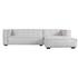 Element 2pc Sectional w/RAF Chaise Beige by Classic Home