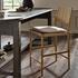Dara Bar Stool In Broadway Dune And Natural Paper Cord And Toasted Ash by Four Hands