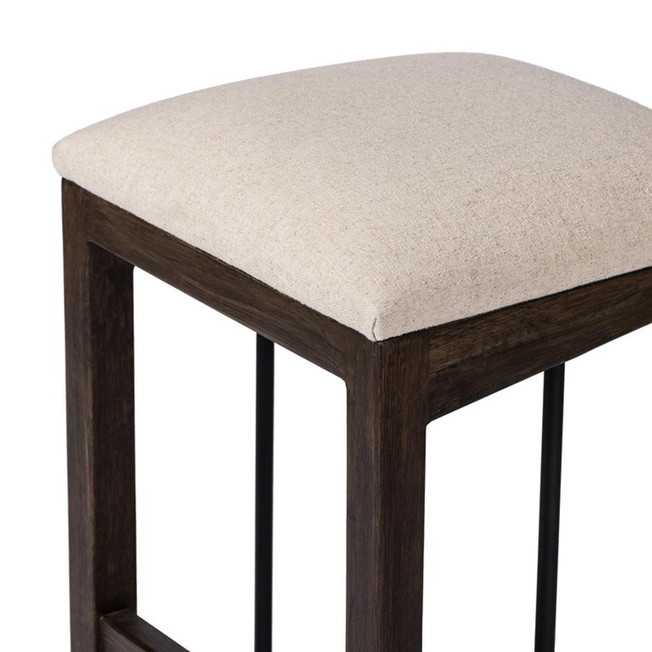 Finn Bar + Counter Stool In Sienna Brown Oak by Four Hands