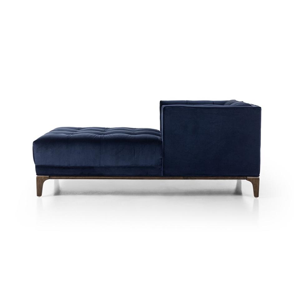 Dylan Chaise Lounge - Sapphire Navy by Four Hands