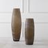 Delicate Swirl Caramel Glass Vases, Set/2 by Uttermost