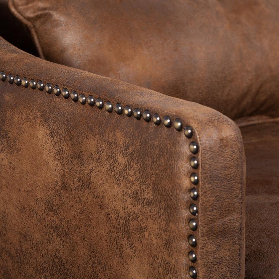 Clay Leather Armchair by Uttermost