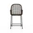 Bandera Outdoor Woven Counter Stool-Grey by FOUR HANDS