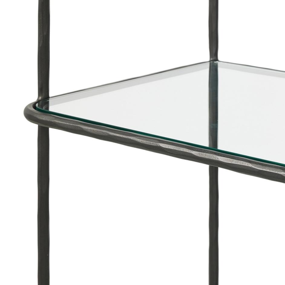 Swinton Bookcase - Hammered Gunmetal by Four Hands