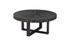 Chainsaw Coffee Table, Round, Black Iron Cross Base, Black/Copper by PHILLIPS COLLECTION