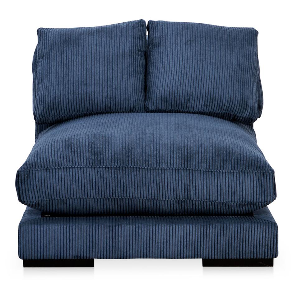 Plunge Slipper Chair Navy by Moes Home
