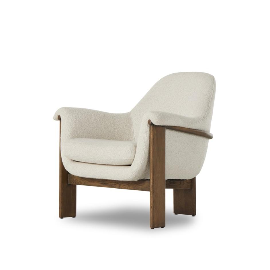 Santoro Chair In Harrow Ivory by FOUR HANDS
