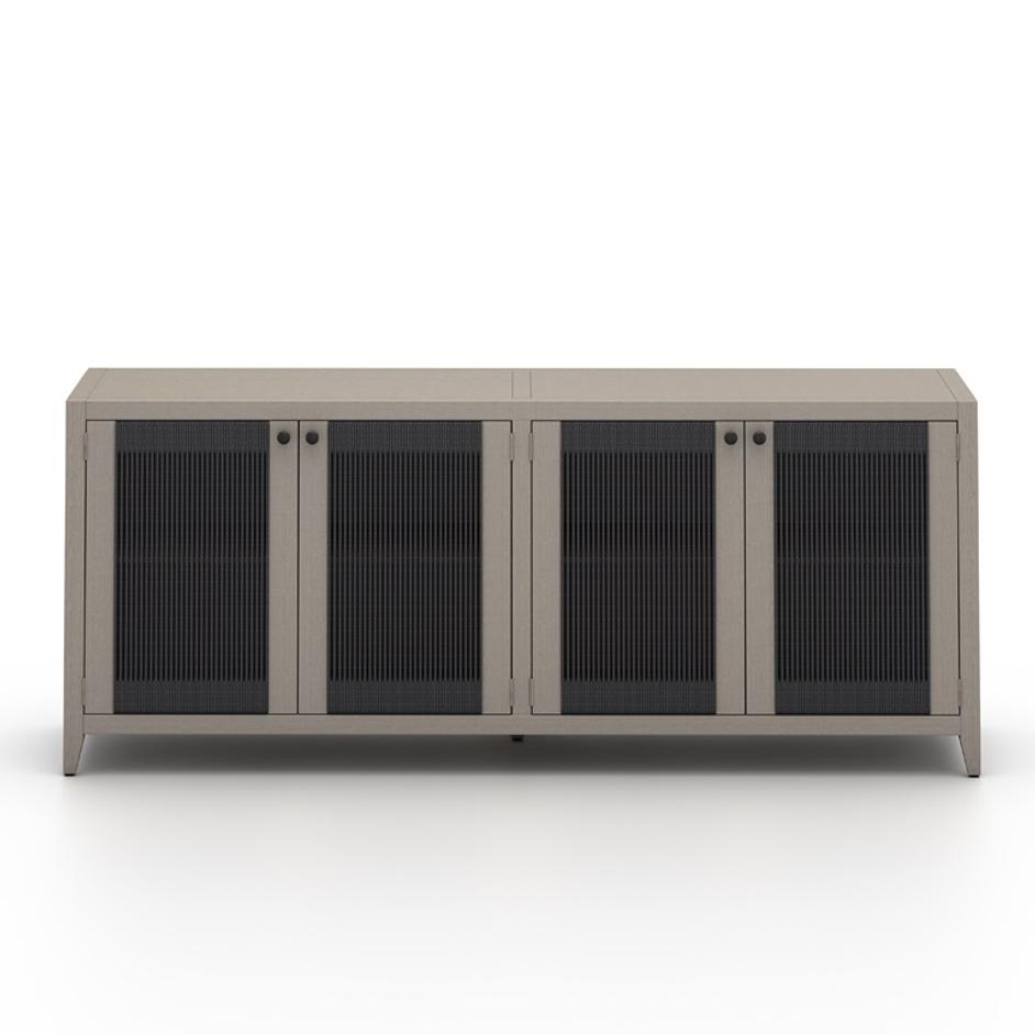 Sherwood Outdoor Sideboard In Weather Grey by FOUR HANDS