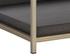 Rebel Console Table With Drawers - Gold - Charcoal Grey by Sunpan