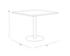CORINA BISTRO TABLE - 36" by Sunpan