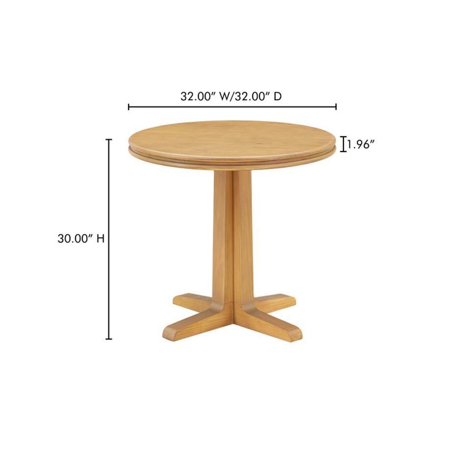 Charles Cafe Table Natural by Moes Home