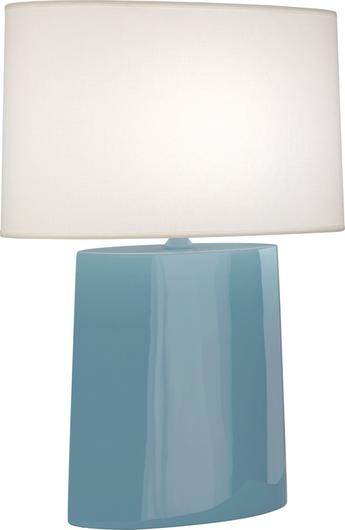 Steel Blue Victor Table Lamp by Robert Abbey