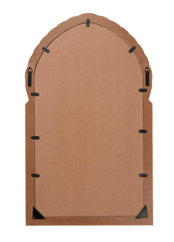 Bardot 40" Bone & Wood Arch Wall Mirror by Jamie Young