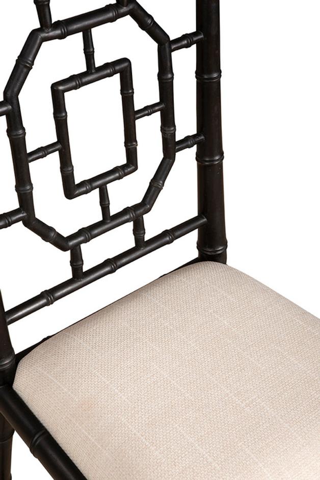 Black Lahara Side Chair by Furniture Classics