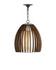 Carling Pendant In Old Iron & Polished Fruitwood by Currey & Company