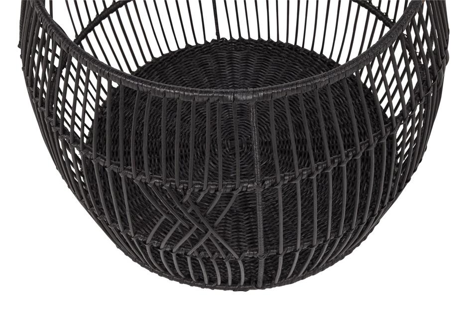 Rattan Iron Basket by Classic Home