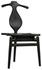 Figaro Chair with Jewelry Box, Charcoal Black by Noir Furniture