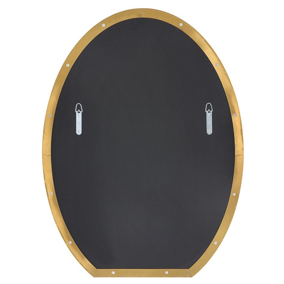 Cabell Brass Oval Mirror by Uttermost