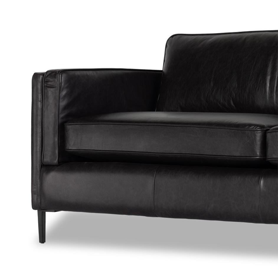 Emery Sofa 84" In Sonoma Black by FOUR HANDS
