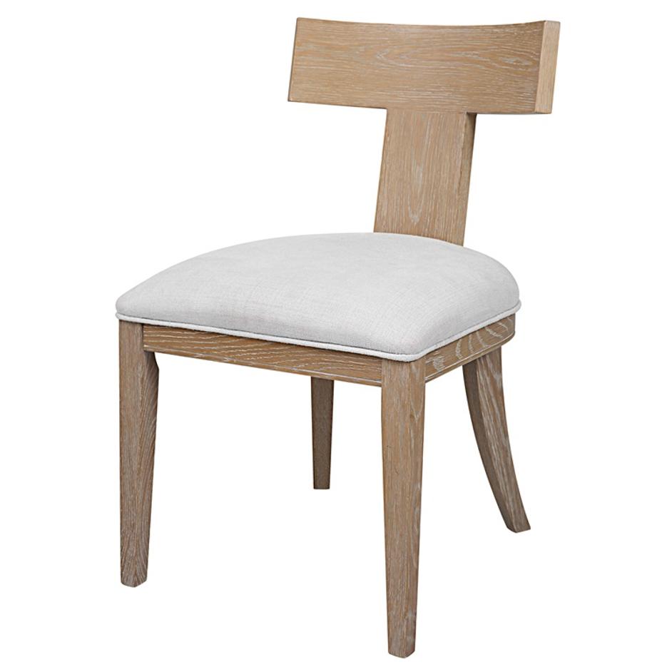 Idris Armless Chair Natural by Uttermost