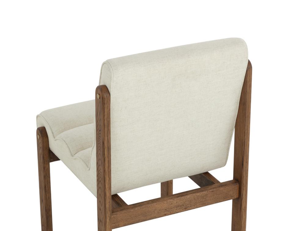 BERTIE DINING CHAIR - GERALT LINEN by Sunpan