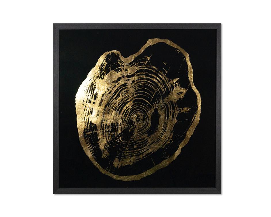 TIME LINES (SET OF 4) - 30" X 30" - CHARCOAL FRAME by Sunpan