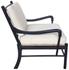 Kevin Chair with Rattan, Hand Rubbed Black by Noir Furniture