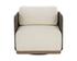 RAVENNA SWIVEL ARMCHAIR - STINSON CREAM by Sunpan