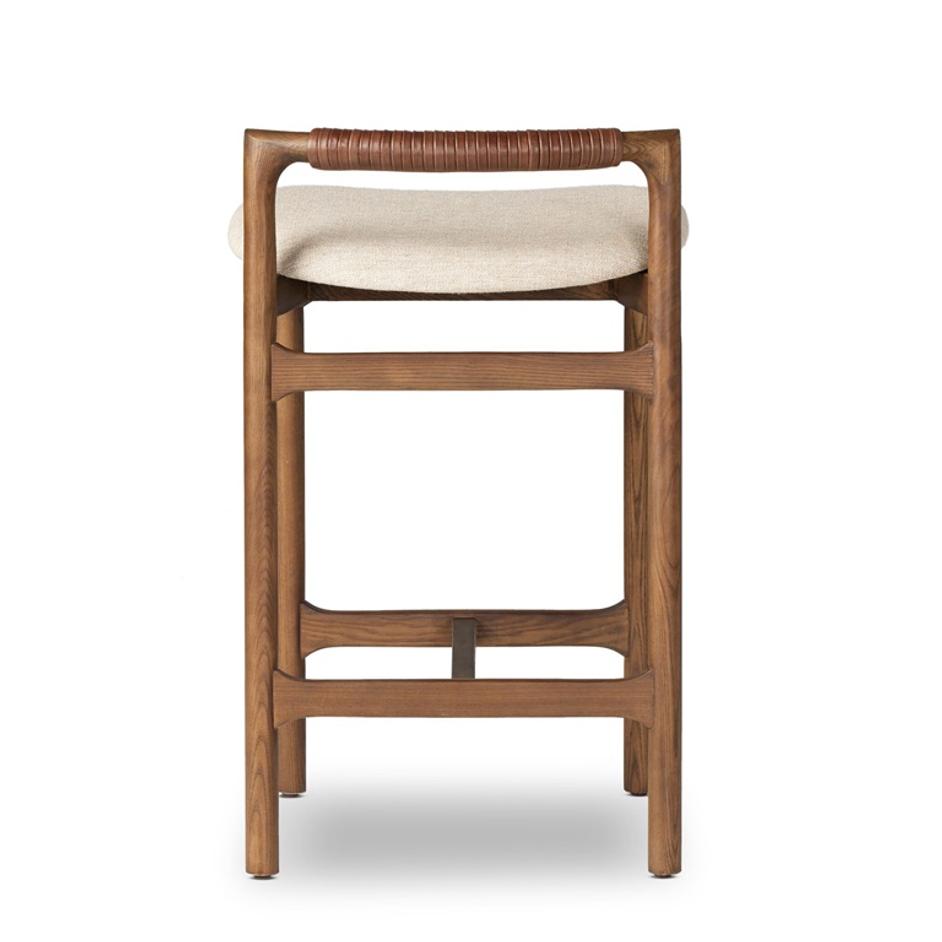 Baden Counter Stool In Alcala Wheat by Four Hands