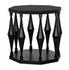Marceo Side Table, Hand Rubbed Black by Noir Furniture