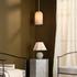 Holt 1-Light Glass Pendant, Taupe by Jamie Young