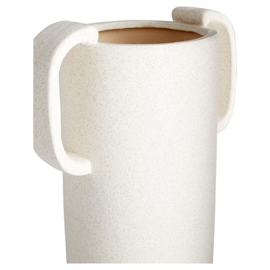 Dusty Miller Vase | White - Large by Cyan Design