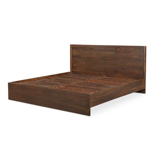 Everett Queen Bed Dark Brown by Moes Home