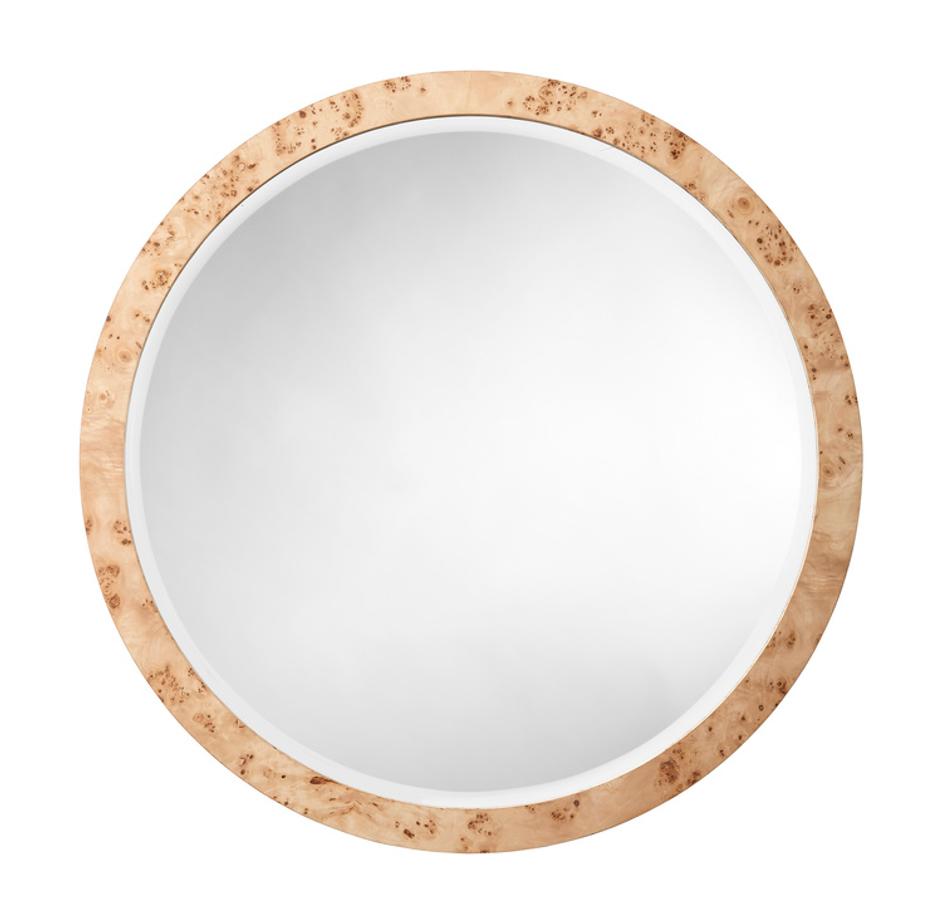  Chandler Round Wall Mirror, Natural by Jamie Young