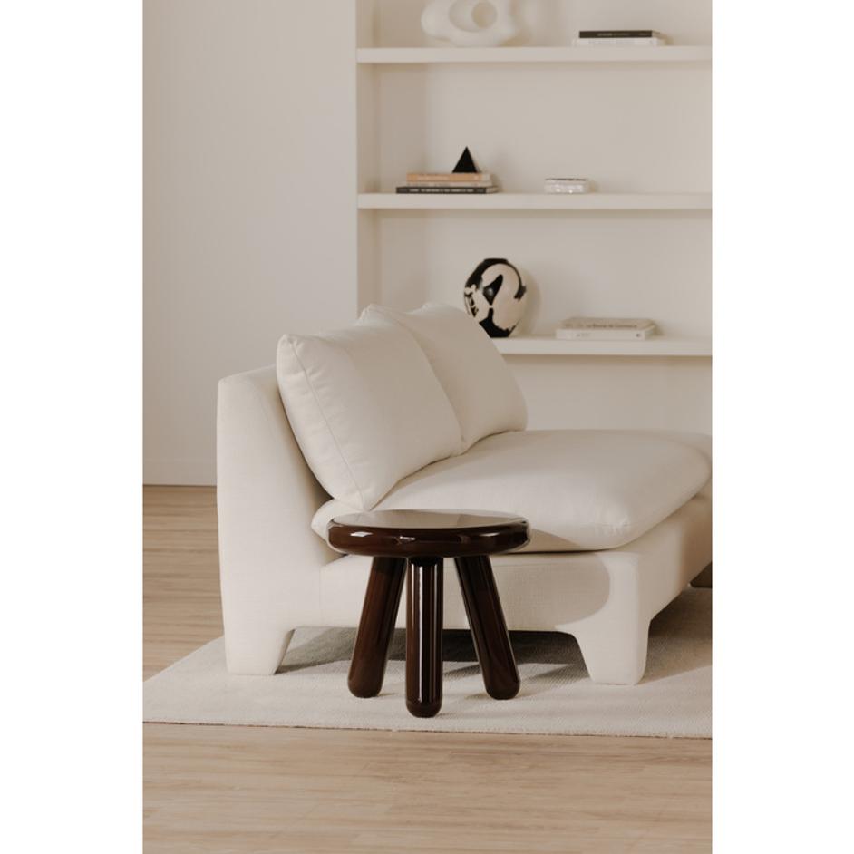 Joy Accent Table Deep Red Lacquer by Moes Home