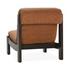 Owen Leather Accent Chair Maple Brown by Classic Home